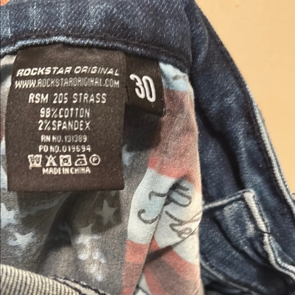 Rockstar Men's Blue Jeans size 30 - Picture 12 of 13